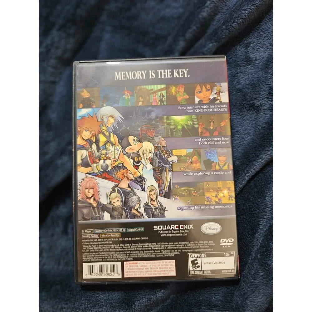 Kingdom Hearts II Sony PlayStation 2 PS2 Black Label Disney Square Enix Complete